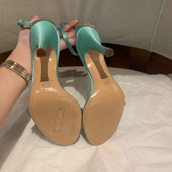 Beautiful Crystal Satin Sandal - Picture 9 of 11